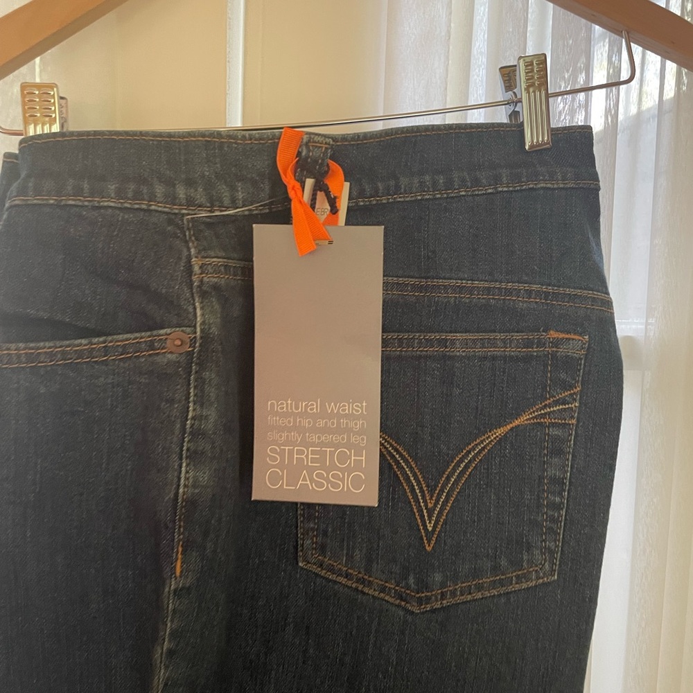 size 16 petite, classic stretch jeans